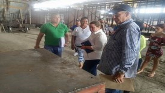 Visita Secretariado del Comité Central del Partido objetivos sociales y económicos en Cruces