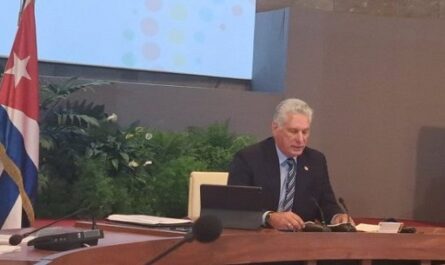 Díaz-Canel se pronuncia a favor de facilitar el comercio en Cumbre de Presidentes de América Latina y Caribe