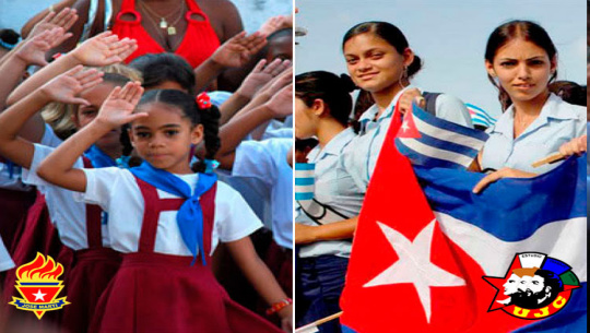 Celebra Cuba aniversarios de la OPJM y la UJC