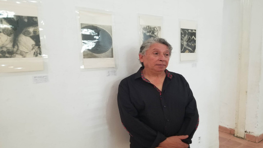 Inauguran exposición personal de pintor ecuatoriano en Cienfuegos 