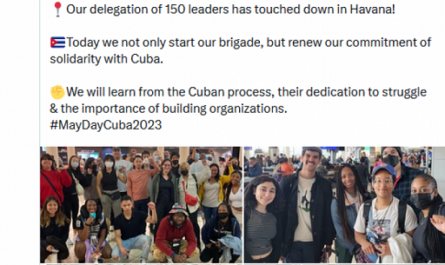 Saluda Díaz-Canel llegada a Cuba de delegación de jóvenes de EEUU