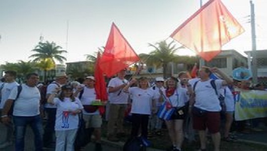 En Cienfuegos solidaridad con Cuba procedente de Alemania