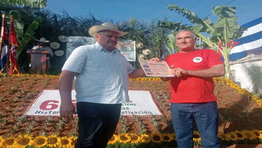 Festejan acto provincial por Día del campesino en Aguada de Pasajeros