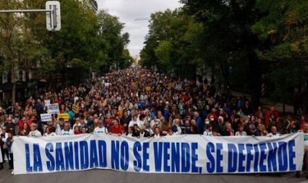 Llaman a huelga sectores sanitario y educativo de España
