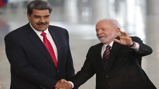 Presidentes de Brasil y Venezuela sostienen encuentro de integración