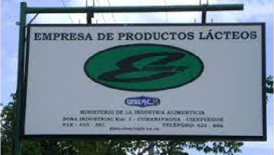 Producción de lácteos en Cienfuegos