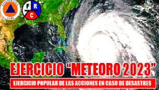 Comienza Ejercicio Popular Meteoro 2023