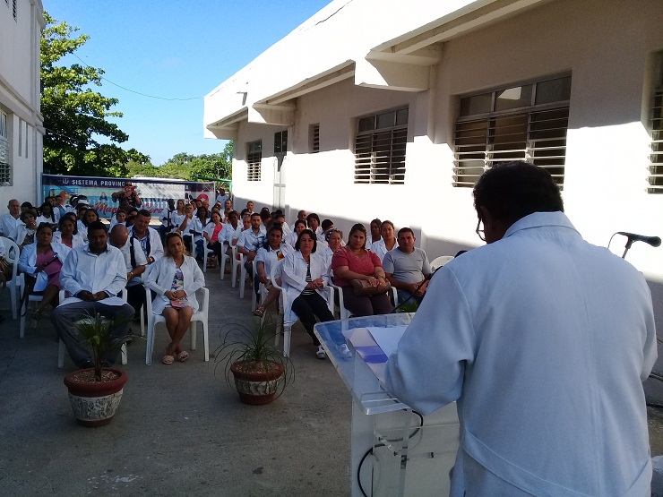 El acto provincial por el vigésimo aniversario de las salas de rehabilitación, se efectuó este lunes en Palmira