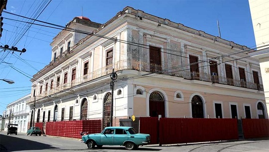 Inaugurarán primera etapa de la restauración del Palacio García de La Noceda, por 205 cumpleaños de Cienfuegos