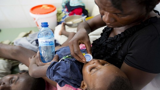 Aumentan los casos de cólera en Haití