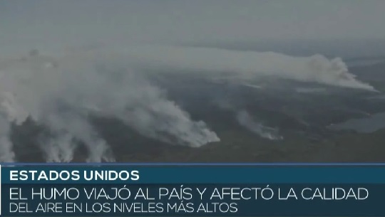 Continúa alerta máxima por contaminación del aire en Estados Unidos