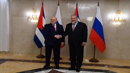 Cuban PM holds meeting with his Russian counterpart