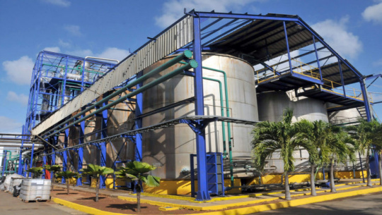 Restauran planta de CO2 perteneciente a la industria azucarera Antonio Sánchez