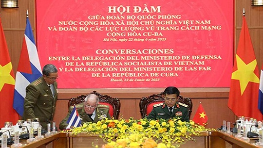 Señalan lazos en defensa como pilar en relación Vietnam-Cuba