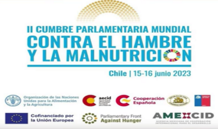 Sesiona en Chile II Cumbre Parlamentaria Mundial contra el hambre