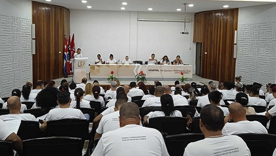 Sesionó en Cienfuegos Conferencia Provincial del Sindicato de los trabajadores de la Salud