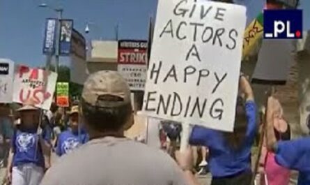 Continúa huelga de actores y guionistas en Estados Unidos