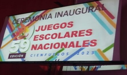 Inauguran en Cienfuegos edición 59 de Juegos Escolares Nacionales