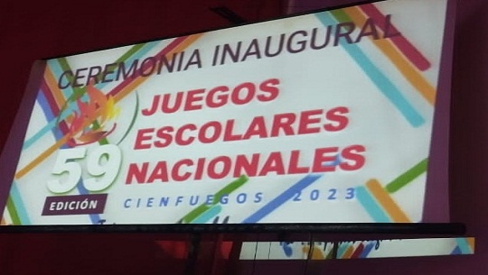 Inauguran en Cienfuegos edición 59 de Juegos Escolares Nacionales