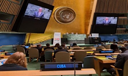 Cuba denuncia en ONU medidas coercitivas contra países en desarrollo