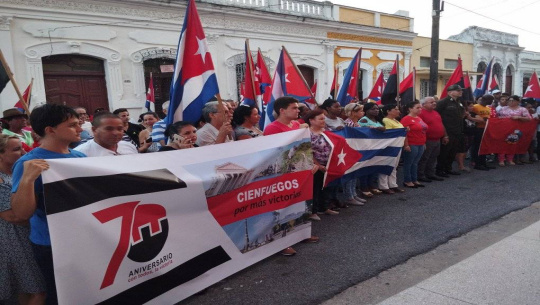Cienfuegos: provincia destacada en el aniversario 70 del 26 de Julio