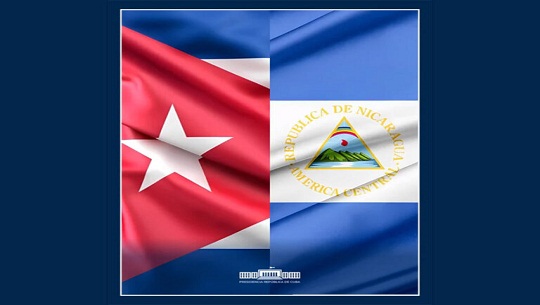 Presidente de Cuba agradece mensaje de Gobierno de Nicaragua