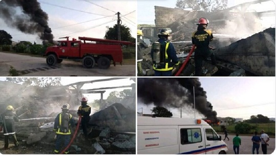 Lamenta primer ministro incendio en astillero de Granma