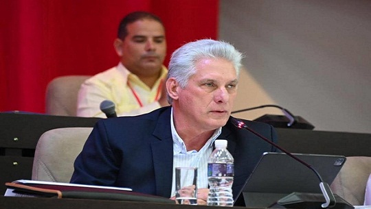 Presidente de Cuba llama a actuar con rigor contra los delitos