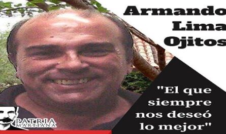 Armando Lima… «Les deseo lo mejor»