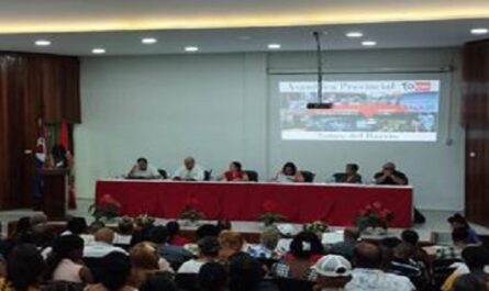 Desarrollan cederistas cienfuegueros Asamblea provincial X Congreso