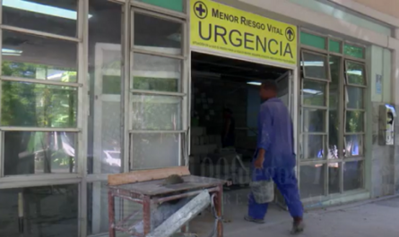 Donan Mipymes mano de obra para remodelación del Centro de emergencias Médicas en Cienfuegos