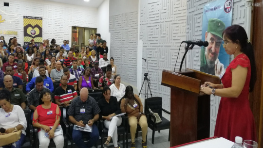 Desarrollan en Cienfuegos Asamblea Provincial X Congreso de los CDR