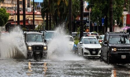 Tormenta tropical Hillary provoca inundaciones en California, EE. UU.
