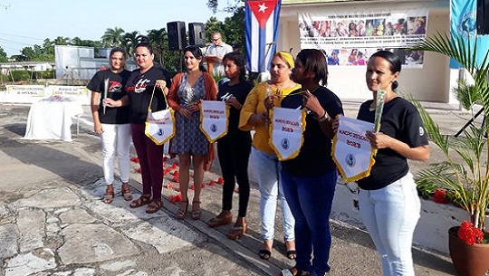 El Consejo Popular de Ariza enclavado en el municipio de Rodas fue el escenario donde tuvo lugar el acto provincial por el aniversario 63 de la Federación de Mujeres Cubanas.