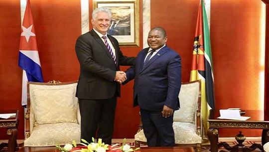 Viaje a Mozambique resulta entrañable, afirmó presidente de Cuba