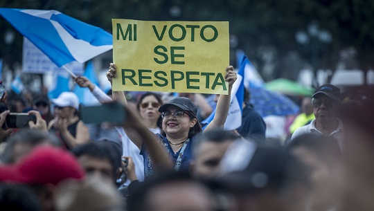 🎧 Continúan marchas en respaldo a Bernardo Arévalo en Guatemala