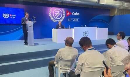 Más de un centenar de delegaciones participarán en la Cumbre del G77 y China que se celebrará en La Habana los días 15 y 16 de septiembre, confirmó este miércoles el canciller cubano, Bruno Rodríguez.