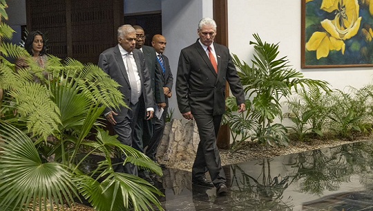 Confirman Cuba y Sri Lanka buen estado de sus relaciones