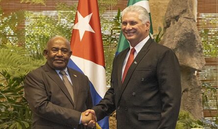 Presidente de Cuba recibió a su par de Comoras