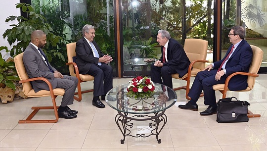 Raúl Castro sostuvo encuentros con mandatarios en Cumbre del G77
