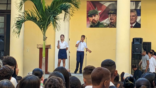 Acoge Secundaria Básica 5 de Septiembre acto provincial  de inicio del curso escolar en Cienfuegos