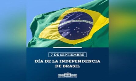 Presidente de Cuba felicitó a Brasil por Día de la Independencia
