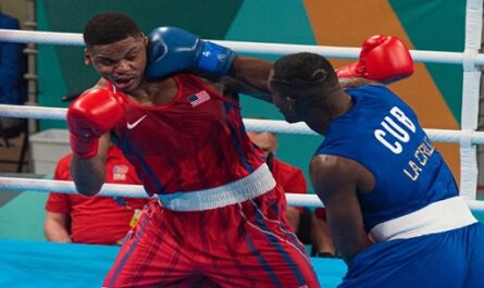 Abanderado de Cuba debuta con éxito en boxeo de Santiago 2023