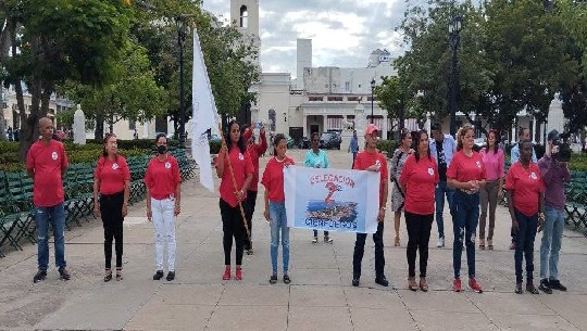 Abanderan delegación cienfueguera a conferencia del SNTIAP