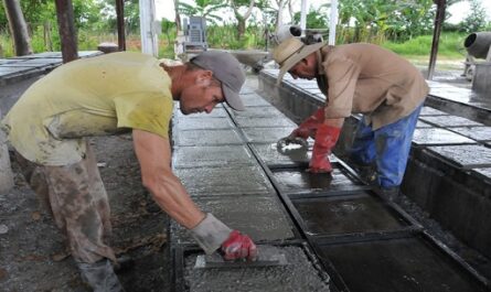 Activos en Cienfuegos 29 centros de producción de materiales para la construcción
