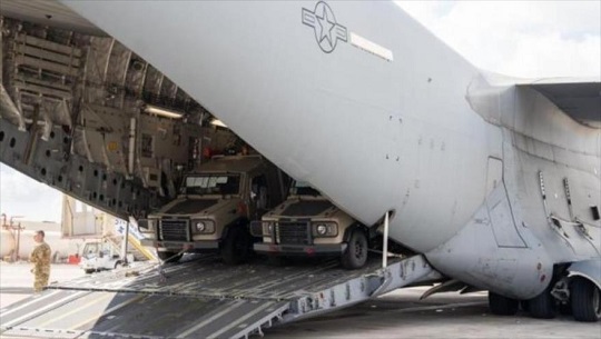 Aterriza avión número 45 con ayuda militar de EEUU para Israel