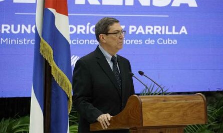 Canciller de Cuba califica al bloqueo de EEUU como acto de genocidio