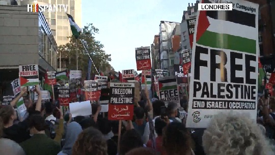 Continúan manifestaciones mundiales en apoyo a la Resistencia Palestina