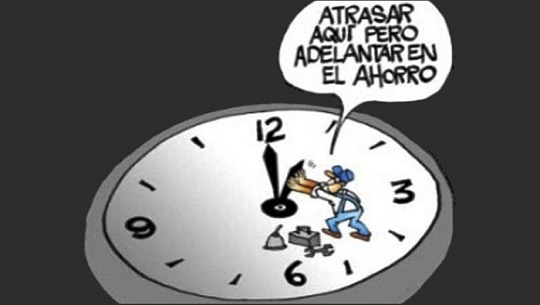 Recuerde atrasar una hora a su reloj