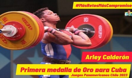 Pesista Arley Calderón conquista primer oro de Cuba en Santiago 2023